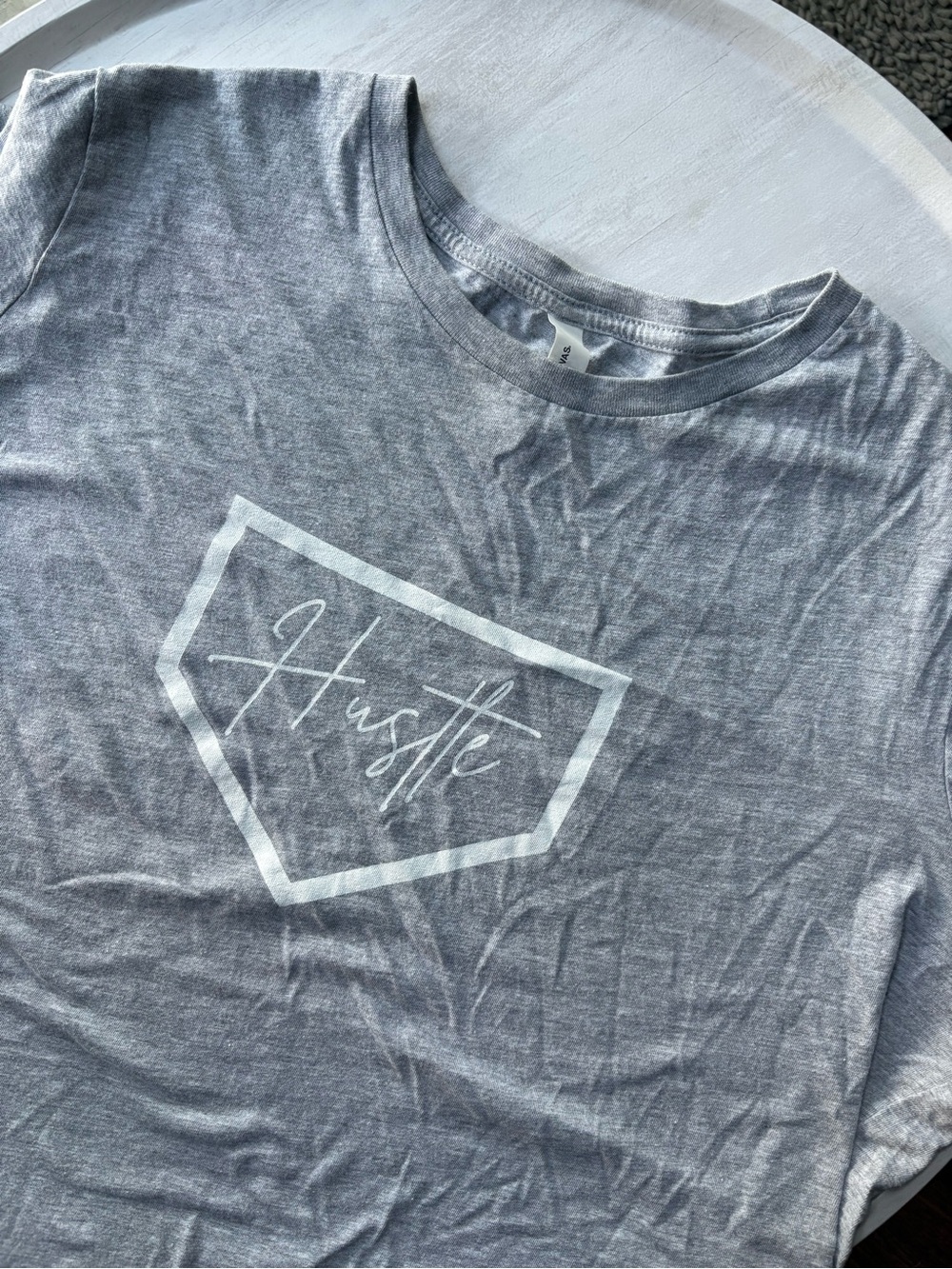 Hustle Graphic Tee - Gray